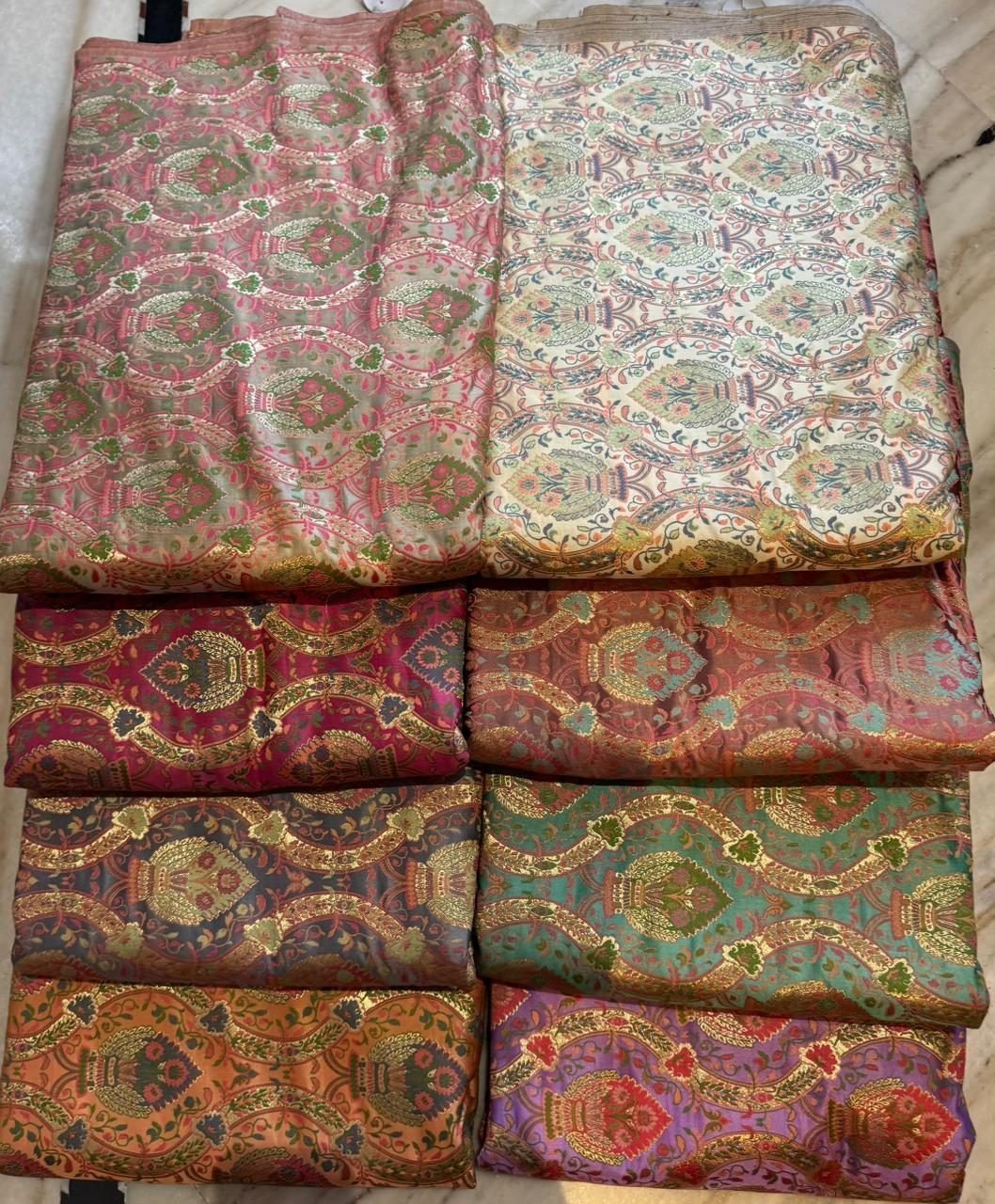 KashiFab Imperial Rangmahal kimkhab Banaras silk fabric