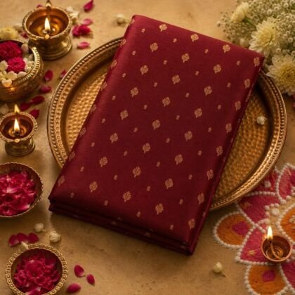 KashiFab Katan silk saree online - wedding collection Banarasi weave