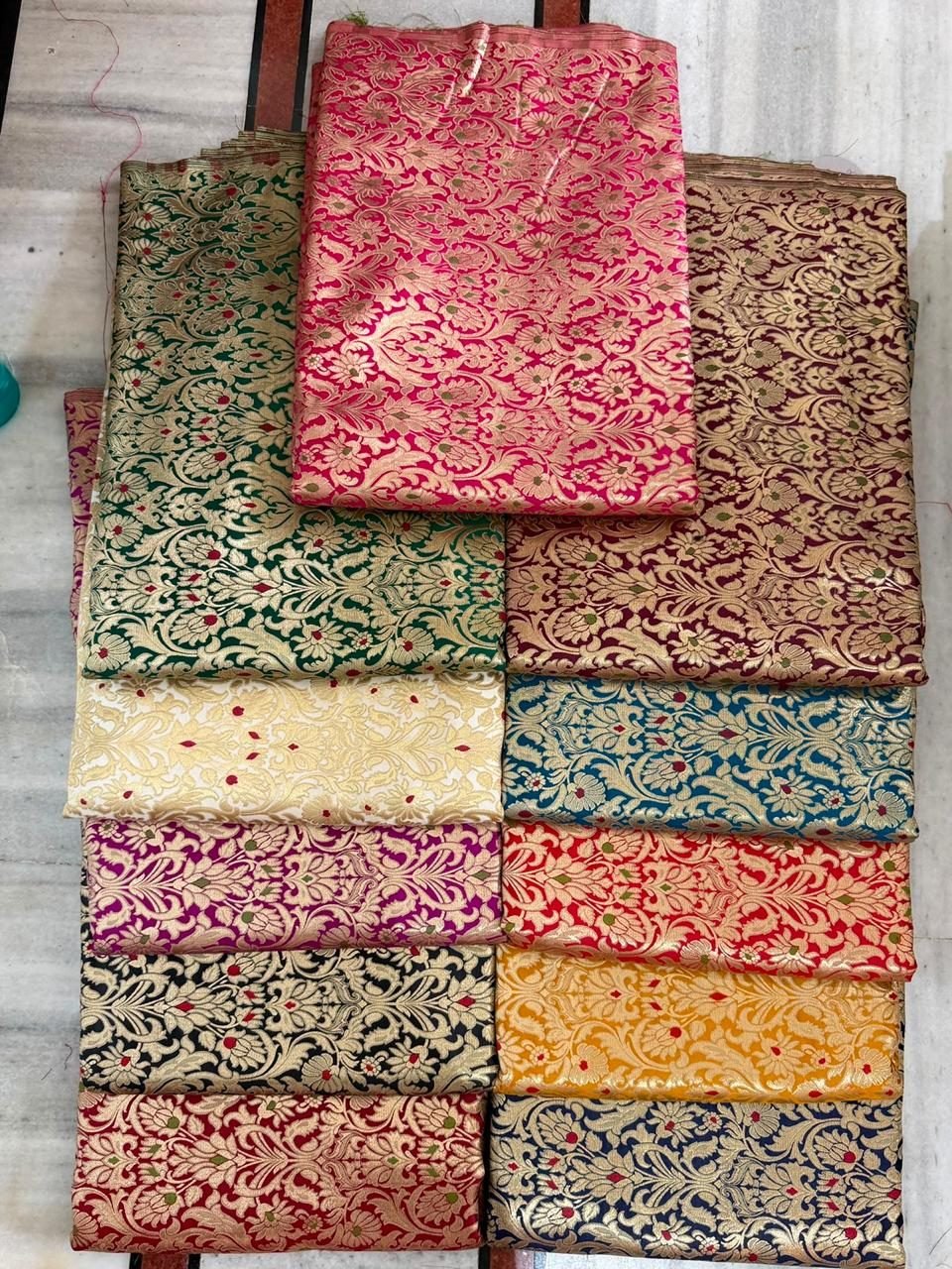 KashiFab kimkhab alfi Banarasi silk fabric wholesale