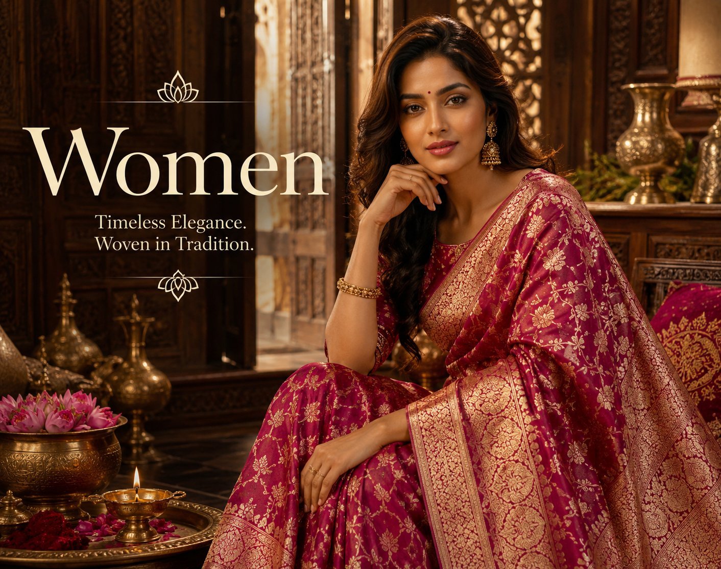KashiFab women Banarasi silk saree online — timeless elegance woven in Varanasi tradition