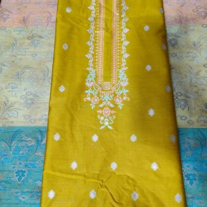KashiFab blouse fabrics fabric yardage - Banarasi silk fabric design wholesale
