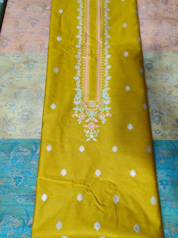 1 KashiFab blouse fabrics fabric yardage - Banarasi silk fabric design wholesale