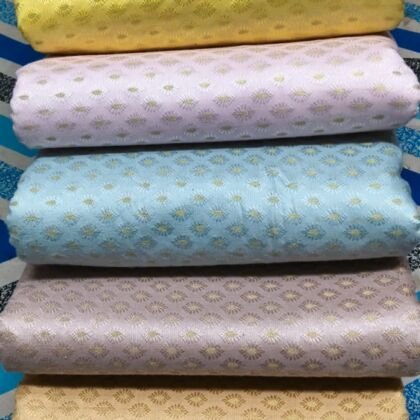 KashiFab powerloom fabrics fabric yardage - Banarasi silk fabric design wholesale