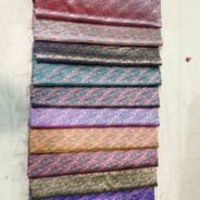 KashiFab tanchoi fabric yardage - Banarasi silk fabric design wholesale