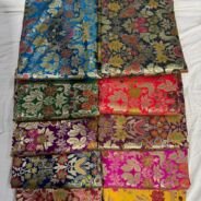 KashiFab kimkhab fabric yardage - Banarasi silk fabric design wholesale