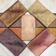 KashiFab jamavar fabric yardage - Banarasi silk fabric design wholesale