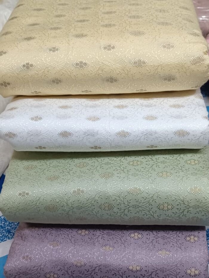 2 KashiFab powerloom fabrics fabric yardage - Banarasi silk fabric design wholesale