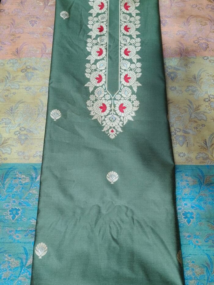 2.2 KashiFab blouse fabrics fabric yardage - Banarasi silk fabric design wholesale