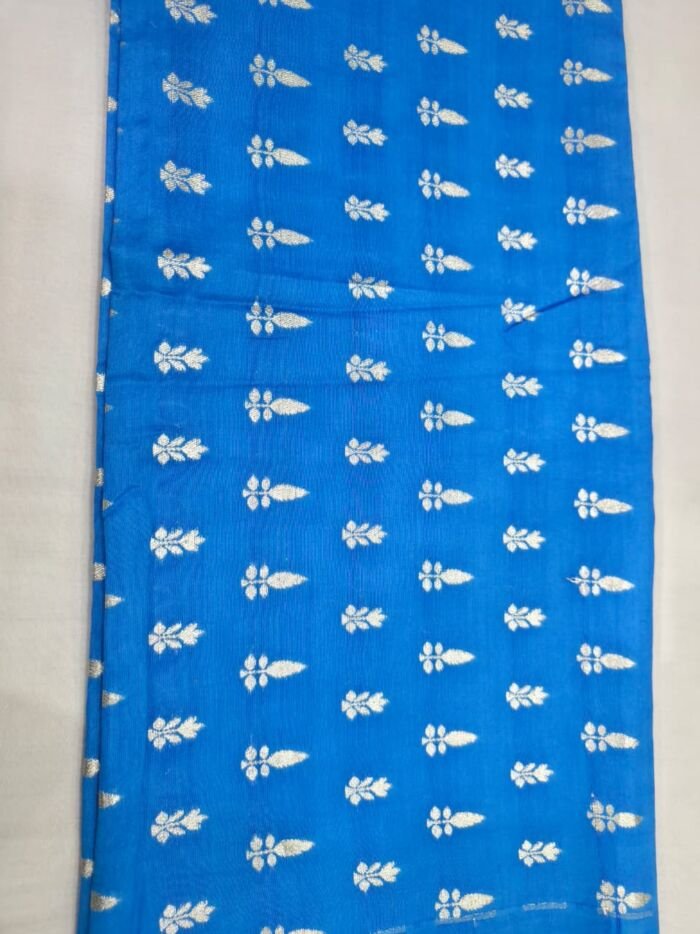 KashiFab munga silk fabric yardage - Banarasi silk fabric design wholesale
