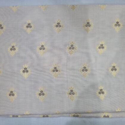 KashiFab tissue / zari fabric yardage - Banarasi silk fabric design wholesale