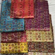 KashiFab kimkhab fabric yardage - Banarasi silk fabric design wholesale