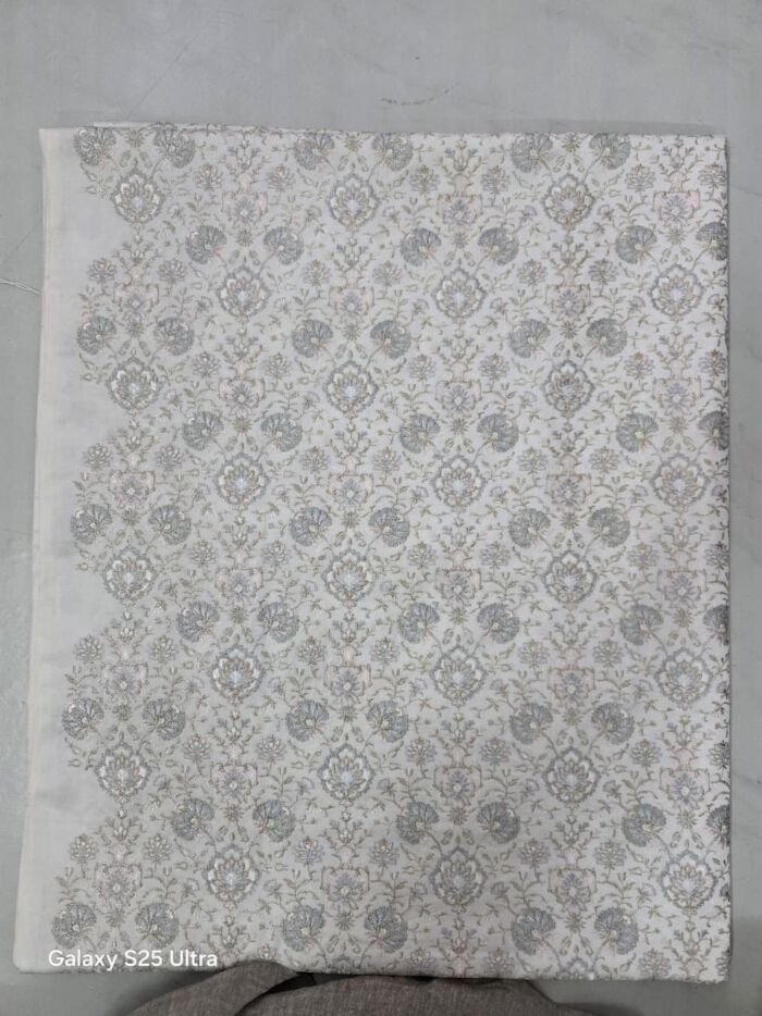 KashiFab embroidery fabric fabric yardage - Banarasi silk fabric design wholesale