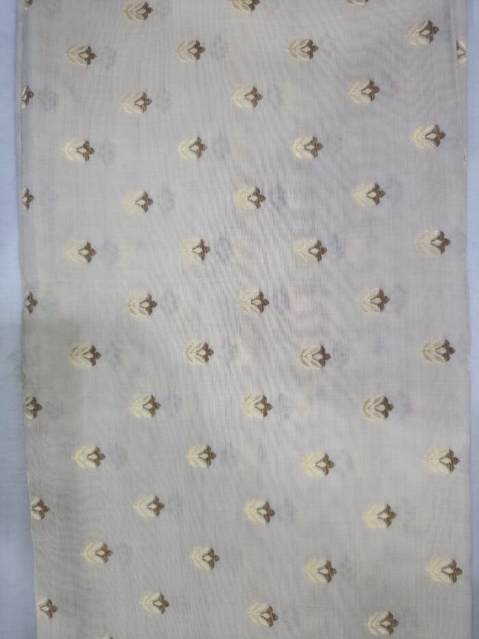 KashiFab tissue / zari fabric yardage - Banarasi silk fabric design wholesale