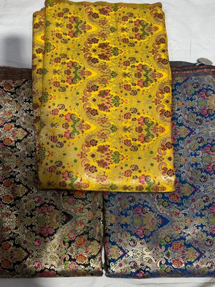 4 KashiFab kimkhab fabric yardage - Banarasi silk fabric design wholesale