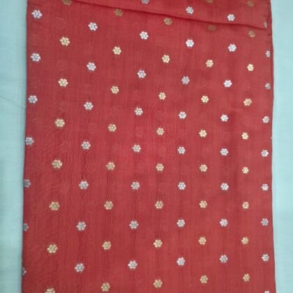 KashiFab munga silk fabric yardage - Banarasi silk fabric design wholesale