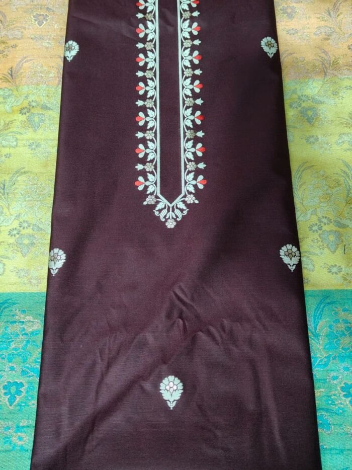 KashiFab blouse fabrics fabric yardage - Banarasi silk fabric design wholesale