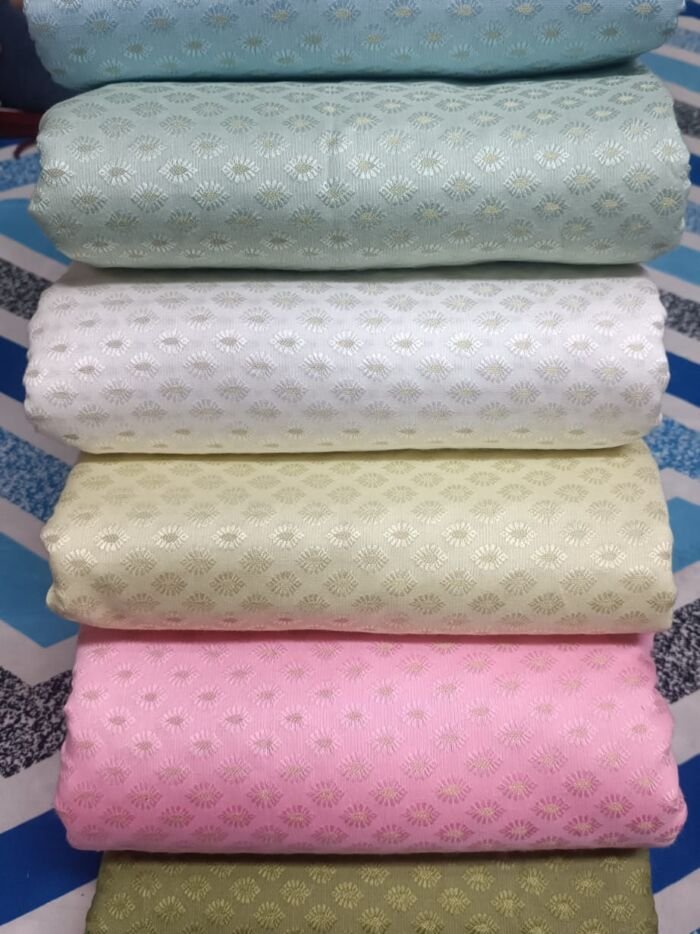 6 KashiFab powerloom fabrics fabric yardage - Banarasi silk fabric design wholesale