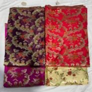 KashiFab kimkhab fabric yardage - Banarasi silk fabric design wholesale