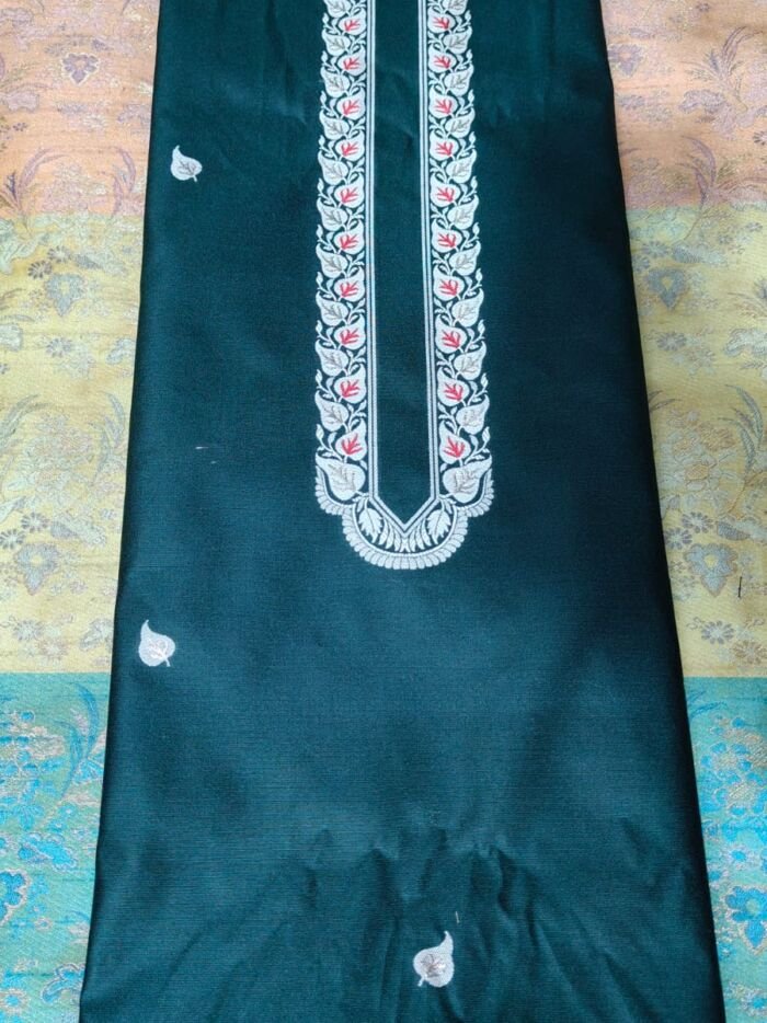KashiFab blouse fabrics fabric yardage - Banarasi silk fabric design wholesale