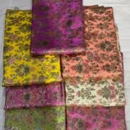KashiFab kimkhab fabric yardage - Banarasi silk fabric design wholesale