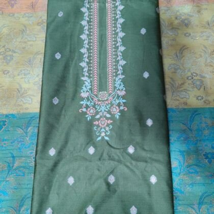 KashiFab blouse fabrics fabric yardage - Banarasi silk fabric design wholesale