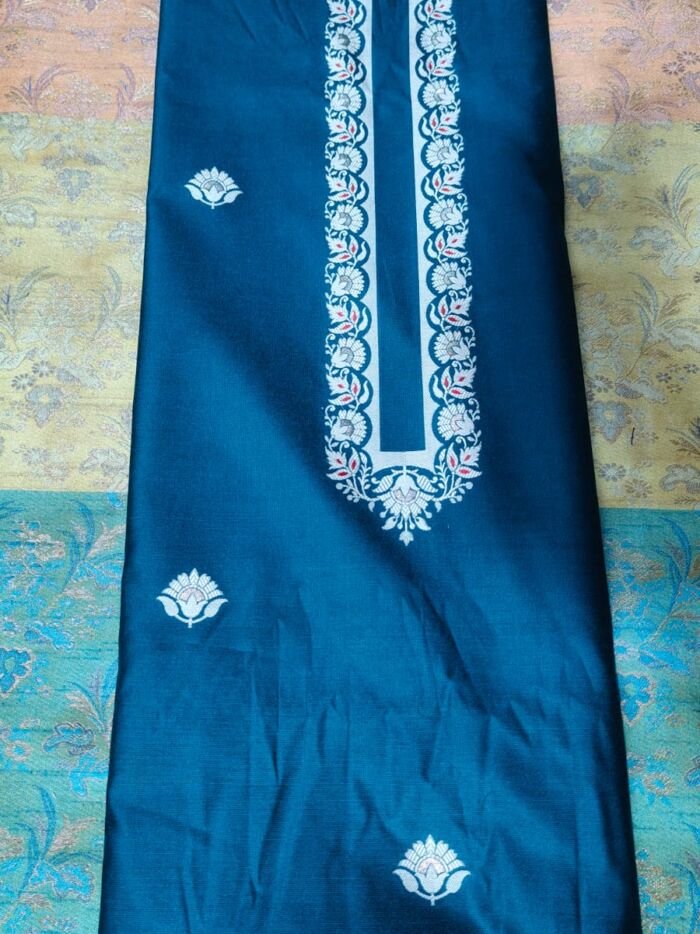 KashiFab blouse fabrics fabric yardage - Banarasi silk fabric design wholesale