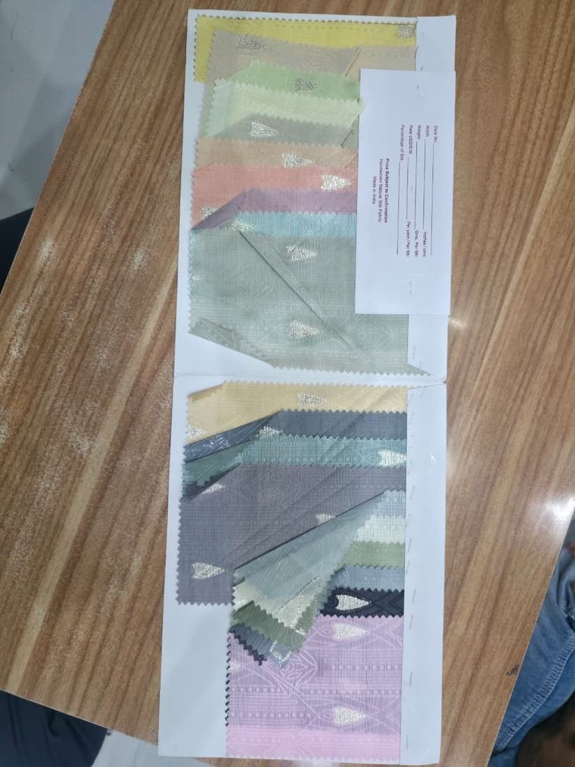 KashiFab Assorted Fabric Folders fabric swatch sample wholesale from Varanasi - authentic Banarasi silk