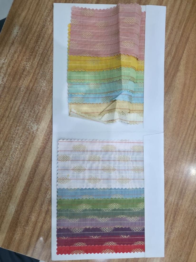 KashiFab Assorted Fabric Folders fabric swatch sample wholesale from Varanasi - authentic Banarasi silk