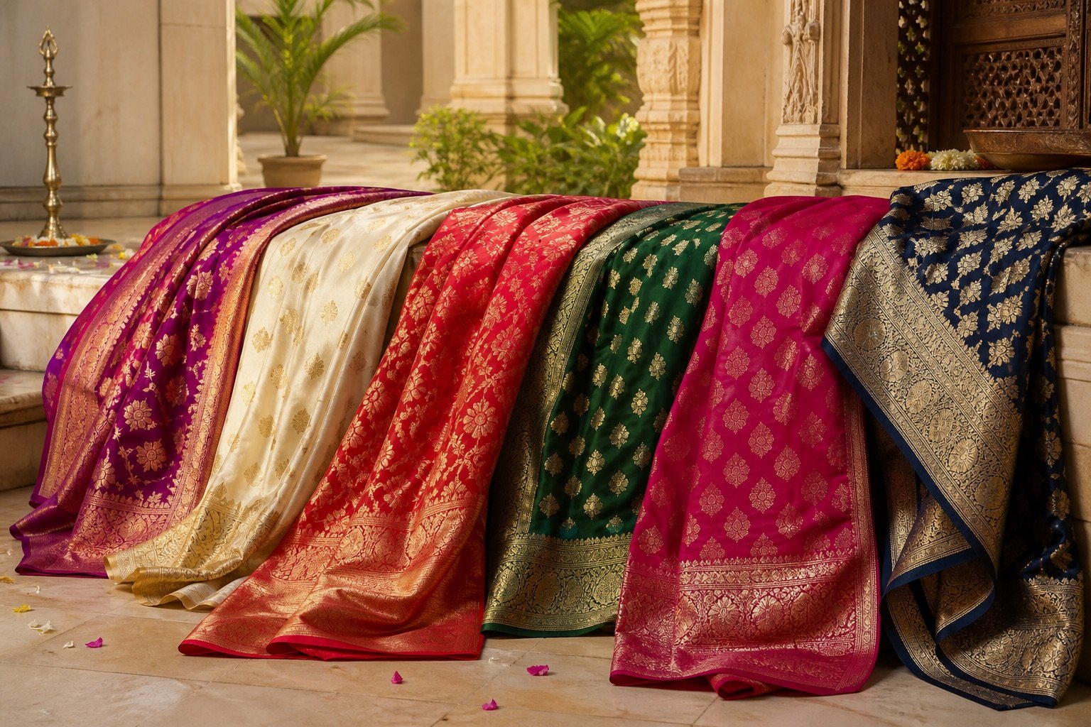 KashiFab Authentic Banarasi Silk Sarees