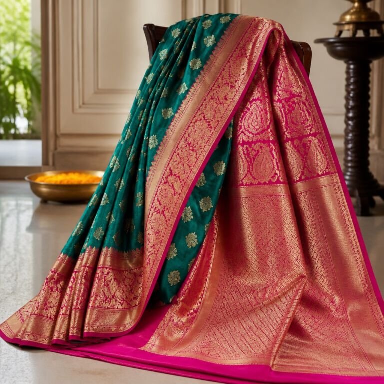 KashiFab Authentic Banarasi Silk Sarees - Banaras silk fabric online