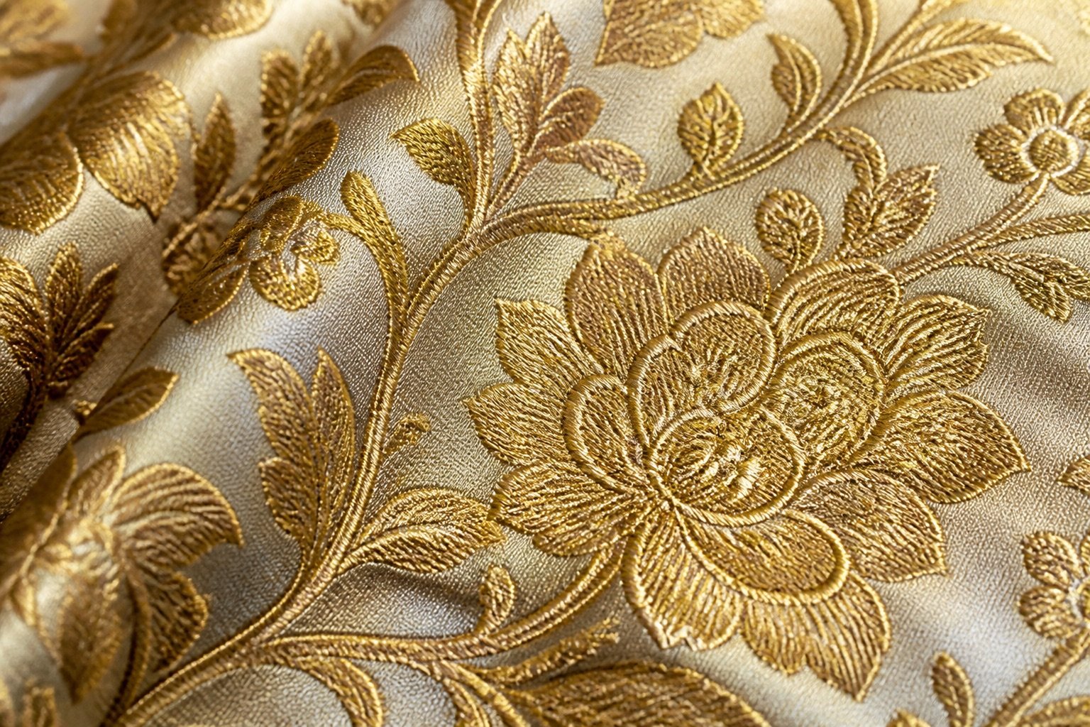 KashiFab Banarasi Brocade and Kimkhab Fabric detail