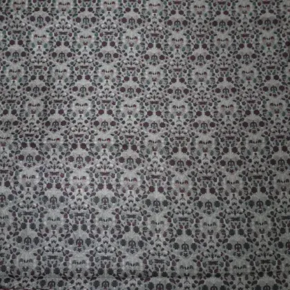 KashiFab Banarasi Fancy Yarn Viscose Jacquard Charcoal fabric wholesale Varanasi