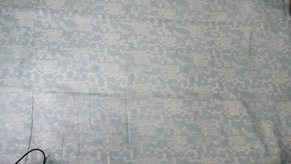 KashiFab_banarasi_fancy_yarn_viscose_jacquard_cho_u04_grey_01 KashiFab Banarasi Fancy Yarn Viscose Jacquard Grey fabric wholesale Varanasi