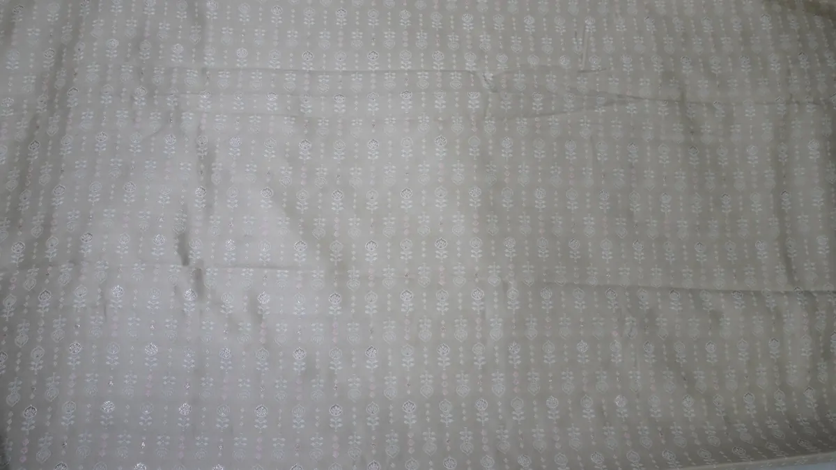 KashiFab_banarasi_fancy_yarn_viscose_jacquard_cho_u13_grey_01 KashiFab Banarasi Fancy Yarn Viscose Jacquard Grey fabric wholesale Varanasi