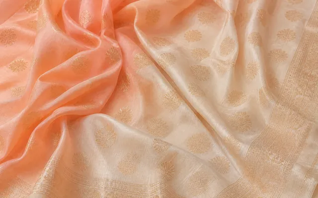 KashiFab soft silk Banarasi saree fabric for lighter drape
