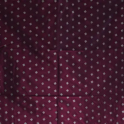 KashiFab Banarasi Katan Spun Meena Brocade Wine fabric wholesale Varanasi