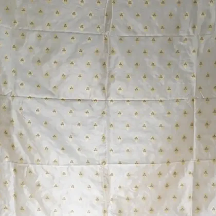 KashiFab Banarasi Katan Spun Meena Brocade Grey fabric wholesale Varanasi