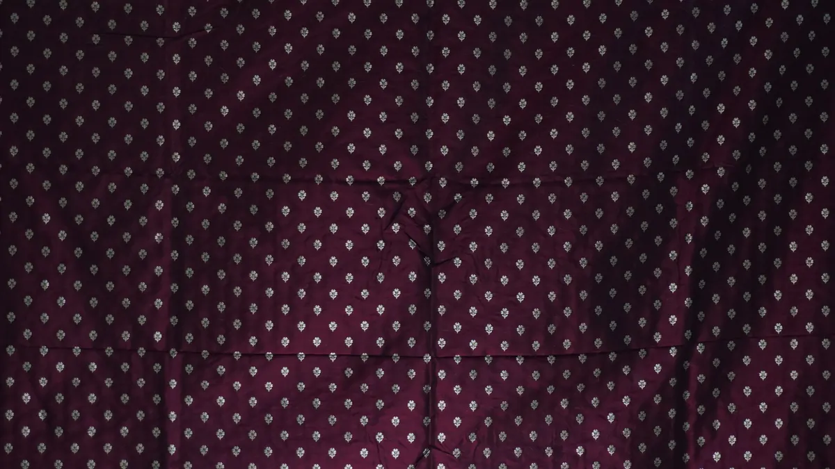 KashiFab_banarasi_katan_spun_meena_brocade_cho_u0276_magenta_01 KashiFab Banarasi Katan Spun Meena Brocade Magenta fabric wholesale Varanasi
