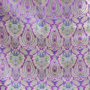 KashiFab Banarasi Kimkhab Brocade Magenta fabric wholesale Varanasi