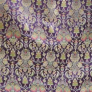KashiFab Banarasi Kimkhab Brocade Red fabric wholesale Varanasi