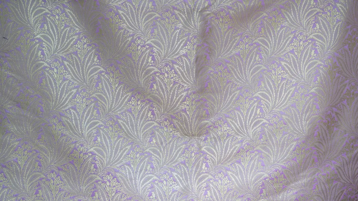 KashiFab_banarasi_kimkhab_brocade_cho_u11_grey_01 KashiFab Banarasi Kimkhab Brocade Grey fabric wholesale Varanasi