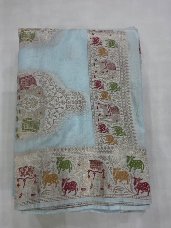 KashiFab BANARASI LADIES SUIT SET KashiFab BANARASI LADIES SUIT SET online - authentic Varanasi weave