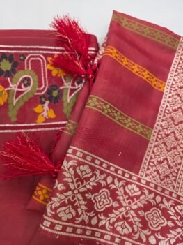KashiFab BANARASI LADIES SUIT SET online - authentic Varanasi weave