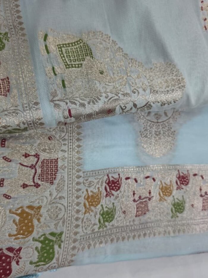 KashiFab BANARASI LADIES SUIT SET KashiFab BANARASI LADIES SUIT SET online - authentic Varanasi weave
