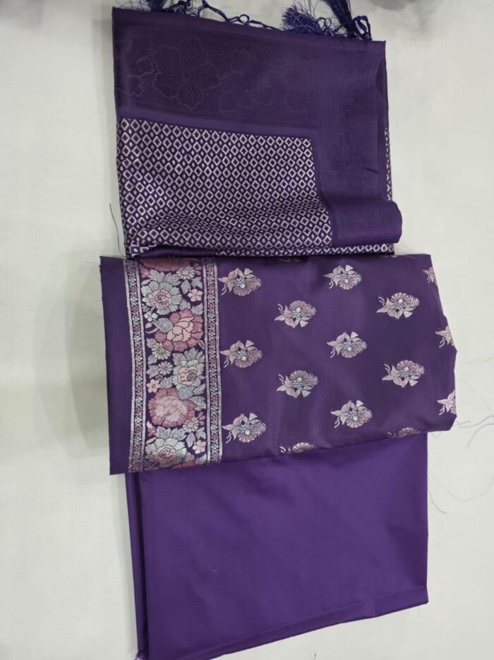 KashiFab BANARASI LADIES SUIT SET online - authentic Varanasi weave