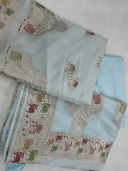 KashiFab BANARASI LADIES SUIT SET online - authentic Varanasi weave