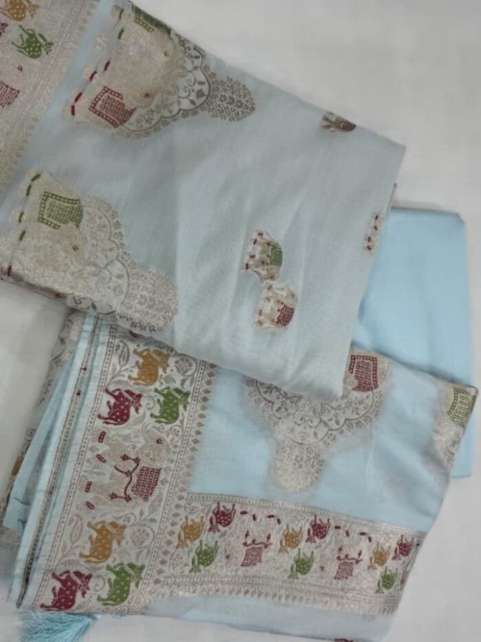 KashiFab BANARASI LADIES SUIT SET KashiFab BANARASI LADIES SUIT SET online - authentic Varanasi weave