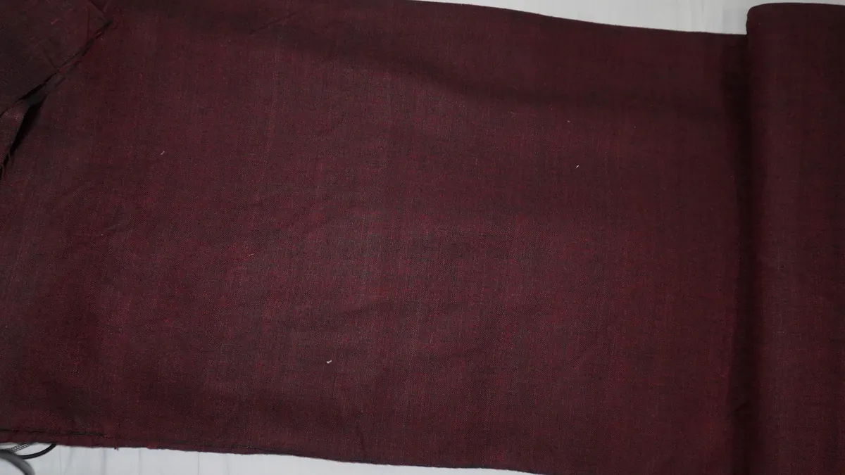 KashiFab_banarasi_pure_matka_silk_cho_u05_red_01 KashiFab Banarasi Pure Matka Silk Red fabric wholesale Varanasi
