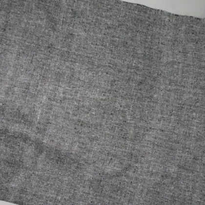 KashiFab Banarasi Pure Matka Silk Charcoal fabric wholesale Varanasi