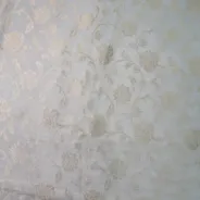 KashiFab Banarasi Pure Munga Zari Meena Buti Grey fabric wholesale Varanasi